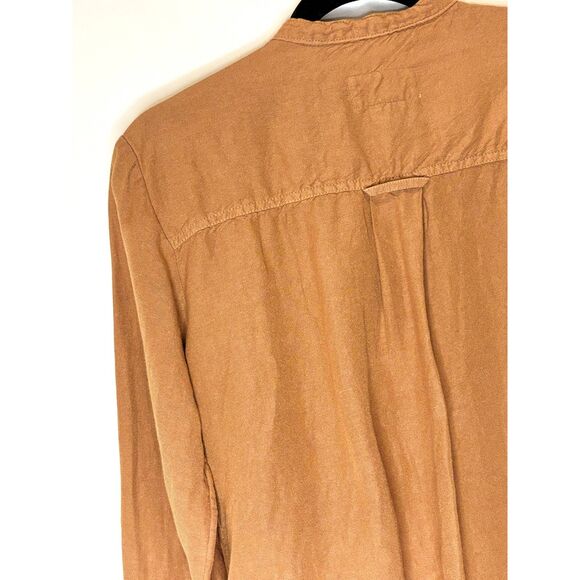 Pilcro Anthropologie Ruffles Linen Blend Shirt Size XS - Small - n76 - Picture 11 of 16